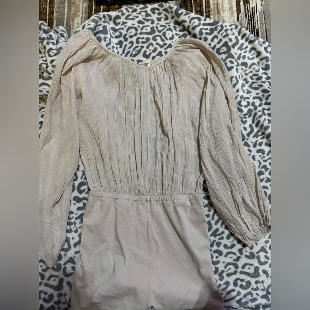NWOT Free People Real Resort Romper Onesie - Picture 3 of 5